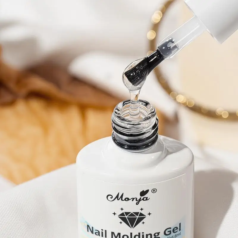 Nail Art Gel 3D Versatile Water Drop Design High-Transparent Water Droplet Top Coat Gel Clear Non Wipe Design Nail Art Gel
