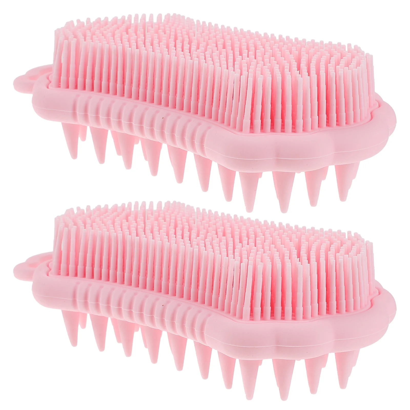 

2Pcs Hair Scalp Scrubber Brush Double Sided Body Scrubber for Exfoliating Massage in Shower Bathroom Accessory Lightweight Easy