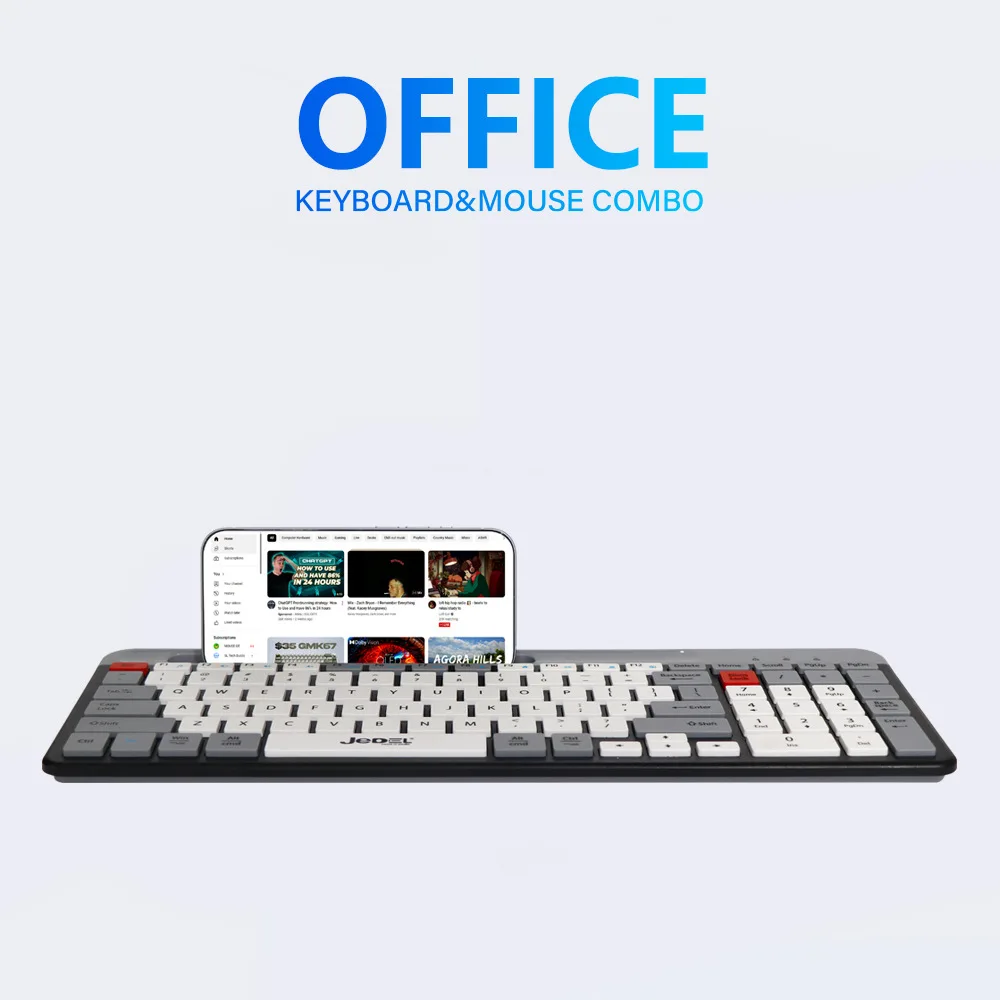 

Silent keyboard button membrane office keyboard is exquisite and ergonomic, suitable for notebook Mac PC