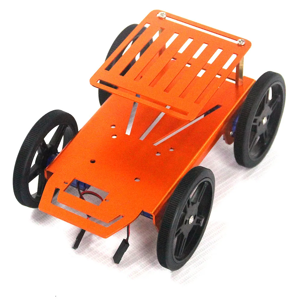Robot Car 4 Wheel Robot Smart Chassis Kits Car Can DIY with Sensors