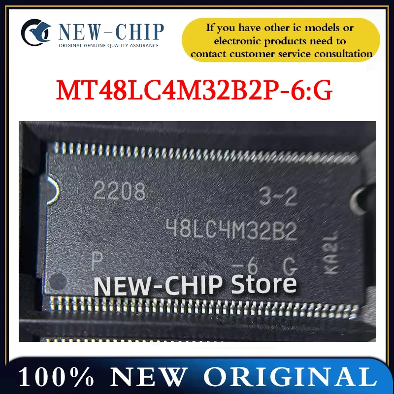 2PCS-50PCS/LOT  MT48LC4M32B2P-6:G  48LC4M32B2 TSOP86 dynamic random access memory  New original