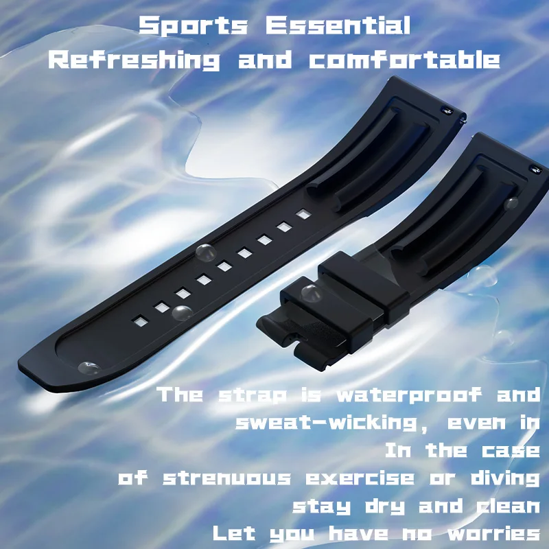 Универсальный ремешок для часов LOKMAT 22 мм из ТПУ цветной ремешок для часов