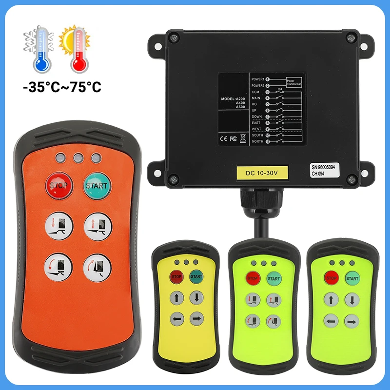 

A400 4-button single speed car tailgate lifting hydraulic control lifting crane industrial radio remote control tailgate switch