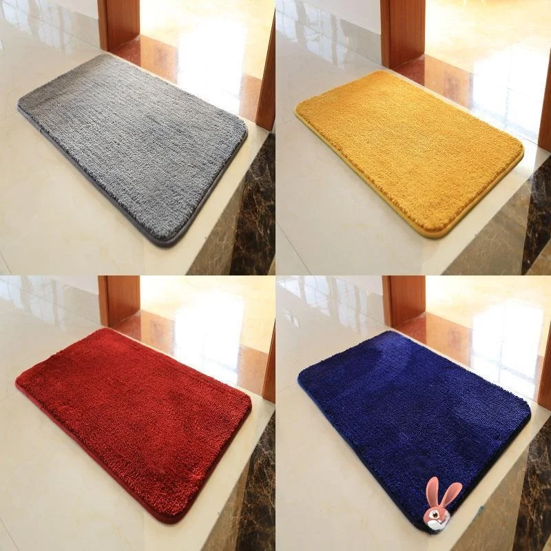 

Gold Yellow Entrance Mat Bedroom een Lawn Foot Pad Batoom Carpet Festive Red Carpet Home Use Modern Sle hine Knitted