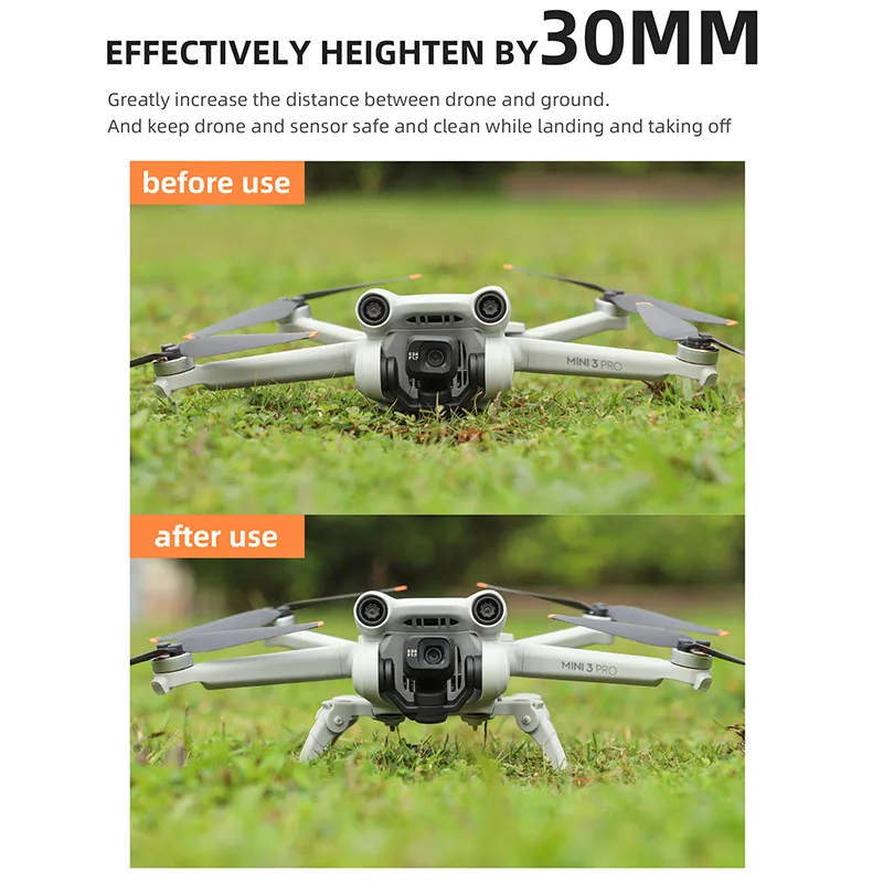 Foldable Spider Landing Gear For DJI Mini 3 Pro Drone Extension Protector Increased Height for DJI Mini 3 Pro Drone Accessories