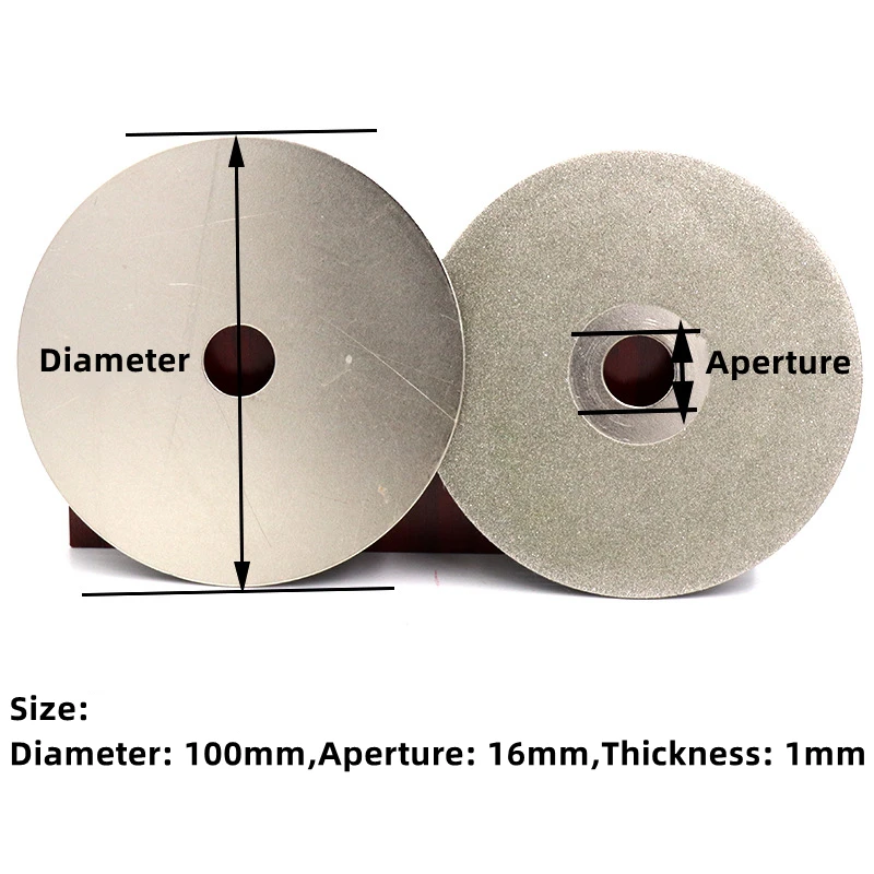 36~3000 Grit 4 Inch Polishing Disc Flat Lap Grinding Wheel Disc Jade Crystal Stone Glass Laps Tool