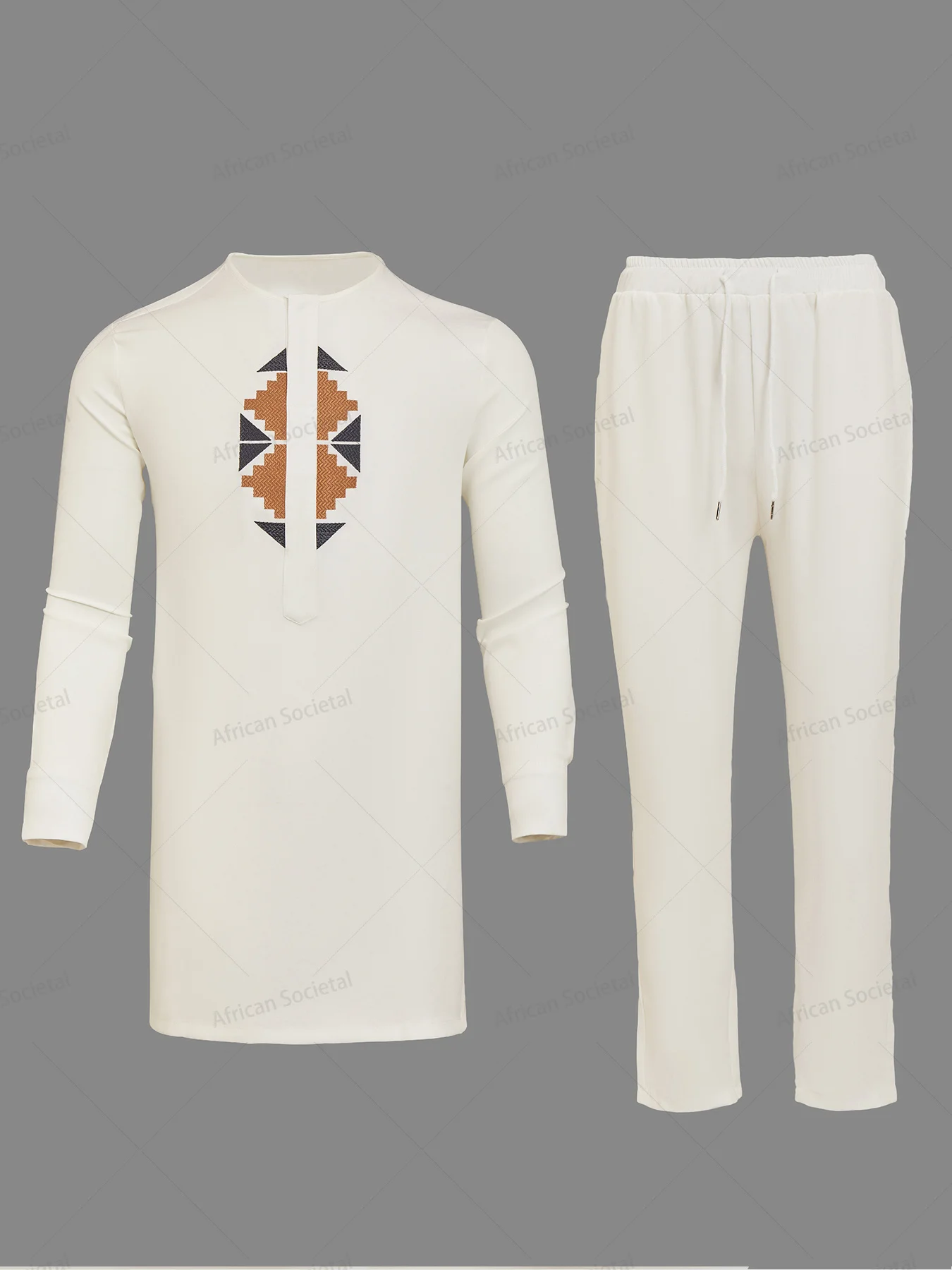 2024 New in White Set Man Traditional African Outfits for Men - Comfortable Dashiki Sets with Matching Shirts and Pants