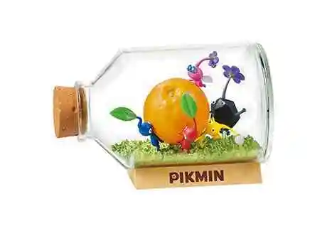 Em estoque original re-ment pikmin terrário coleção caixa cega jogo anime mini figuras brinquedos doces presentes para fãs crianças brinquedos