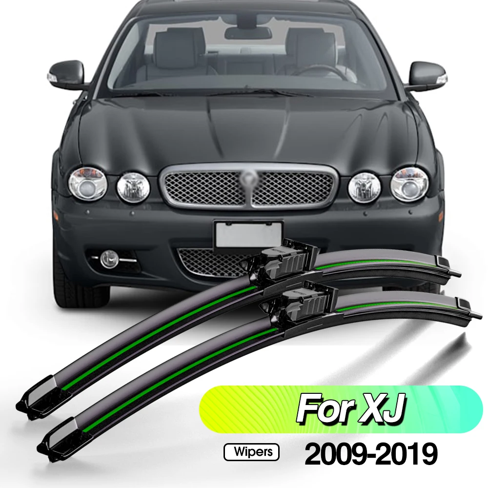 

For Jaguar XJ 2009-2019 2pcs Front Windshield Wiper Blades Windscreen Window Accessories 2010 2011 2012 2013 2014 2015 2017 2018