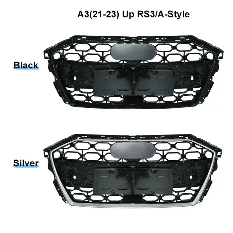

High Quality Front Bumper Grille for A3 2021-2023 Upgrade to Rs3 Style Grille