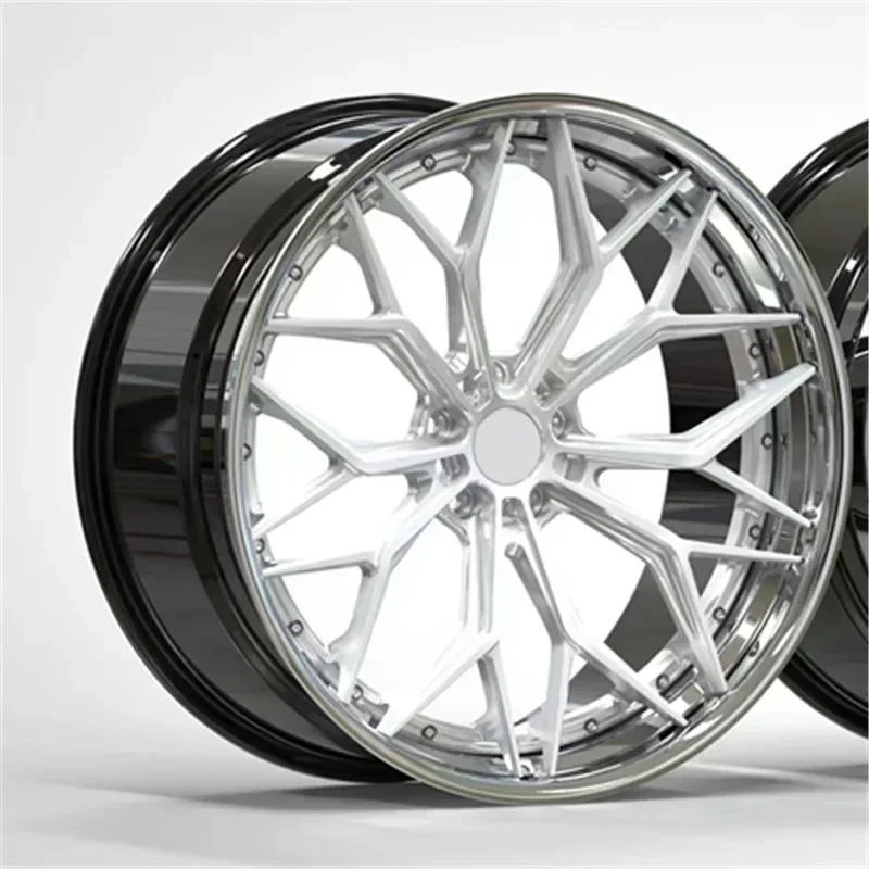 

Customize 2 piece 3pcs 6061-t6 aluminum alloy forged car rims wheel 19 20 21 22 for racing cars