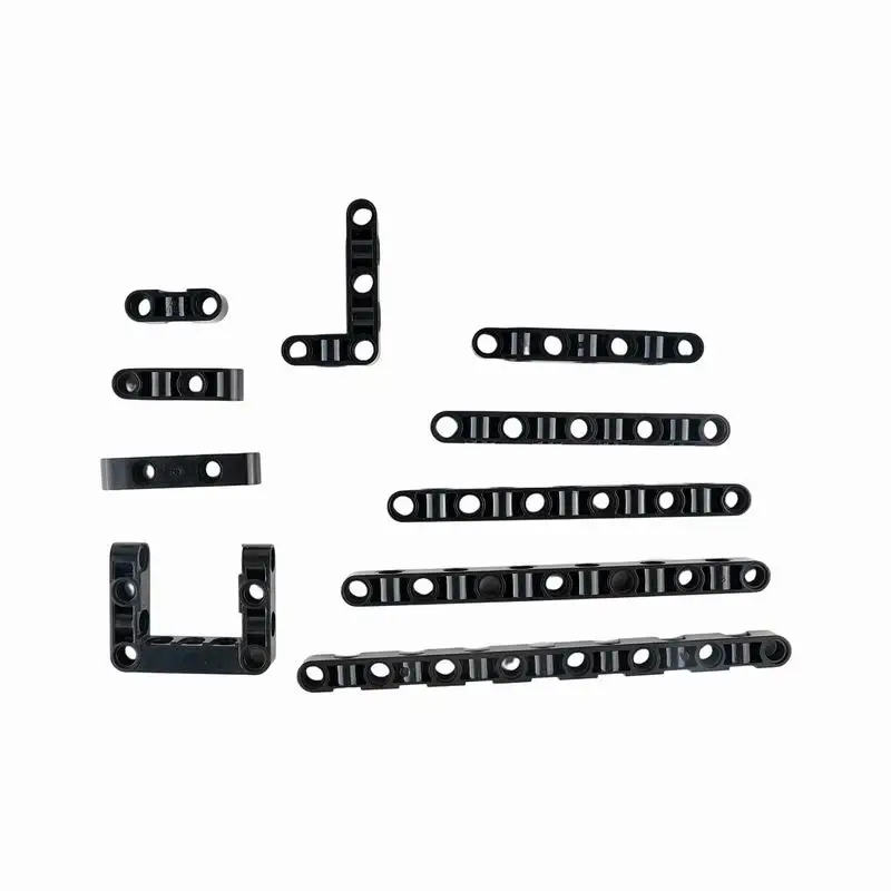 

2391 73507 71710 2477 Техническая балка-подъемник 7L 9L 11L 15L с толстой балкой и перпендикулярными отверстиями, совместимая с конструкторами LEGO