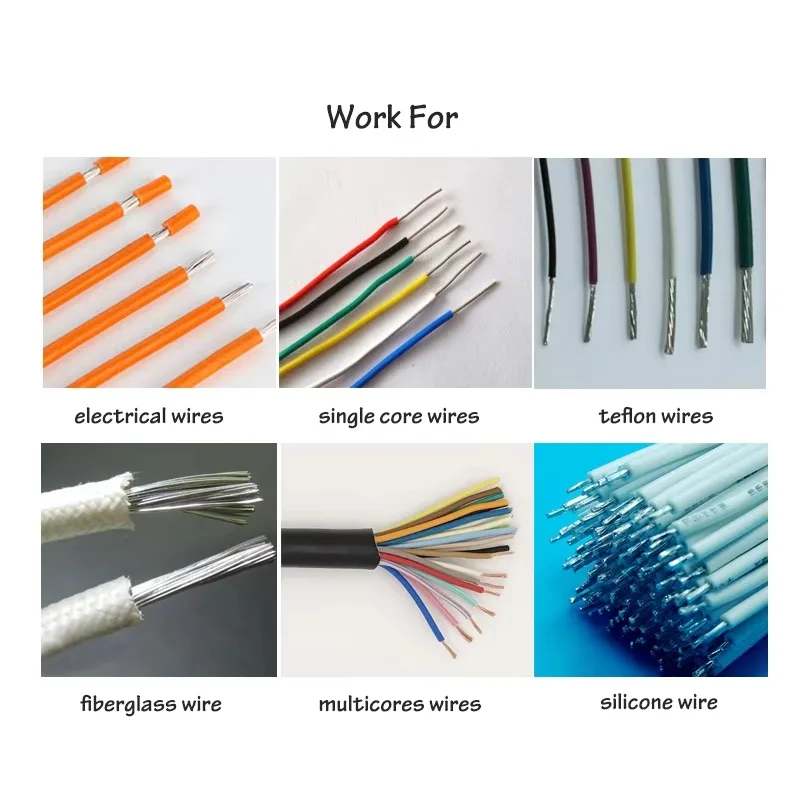 Super Strip Cable Stripper Inductive Pneumatic Multi-Core Wire Stripping Machine Manual Cable Manufacturing Equipment