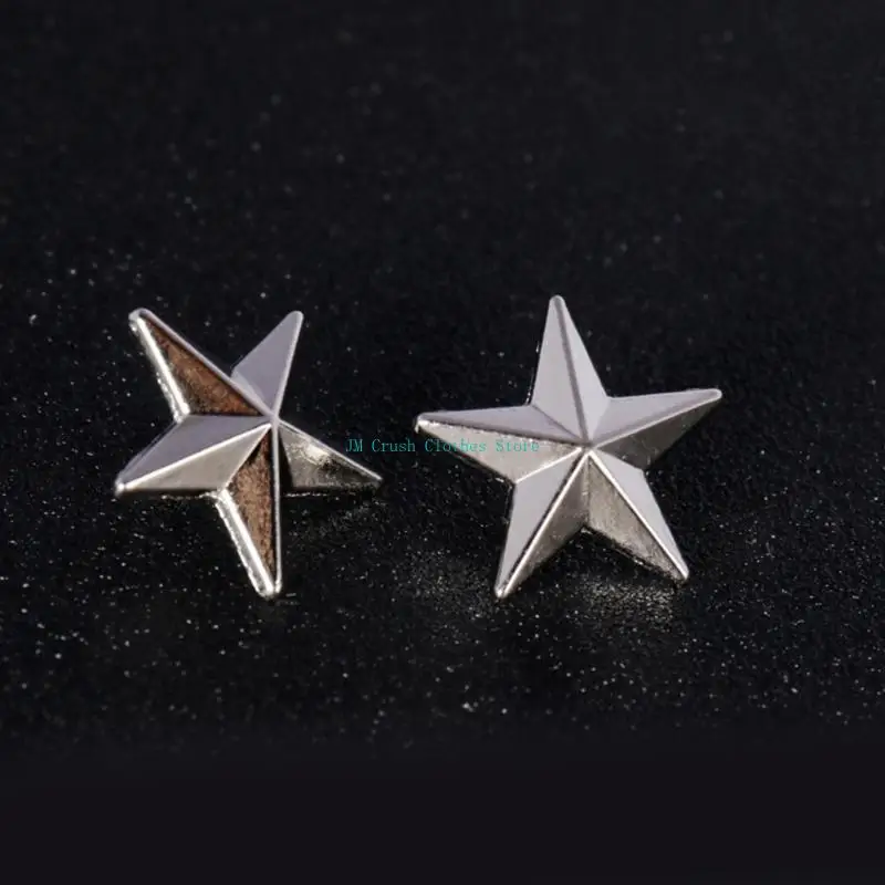 K1ME 12 Chiếc Cổ Ngôi Sao Hiện Đại Kẹp Retros Lapel Pin Trâm Cài Hợp Kim Trâm Cài Kim Loại Cho Các Cuộc Tụ Họp Thông Thường
