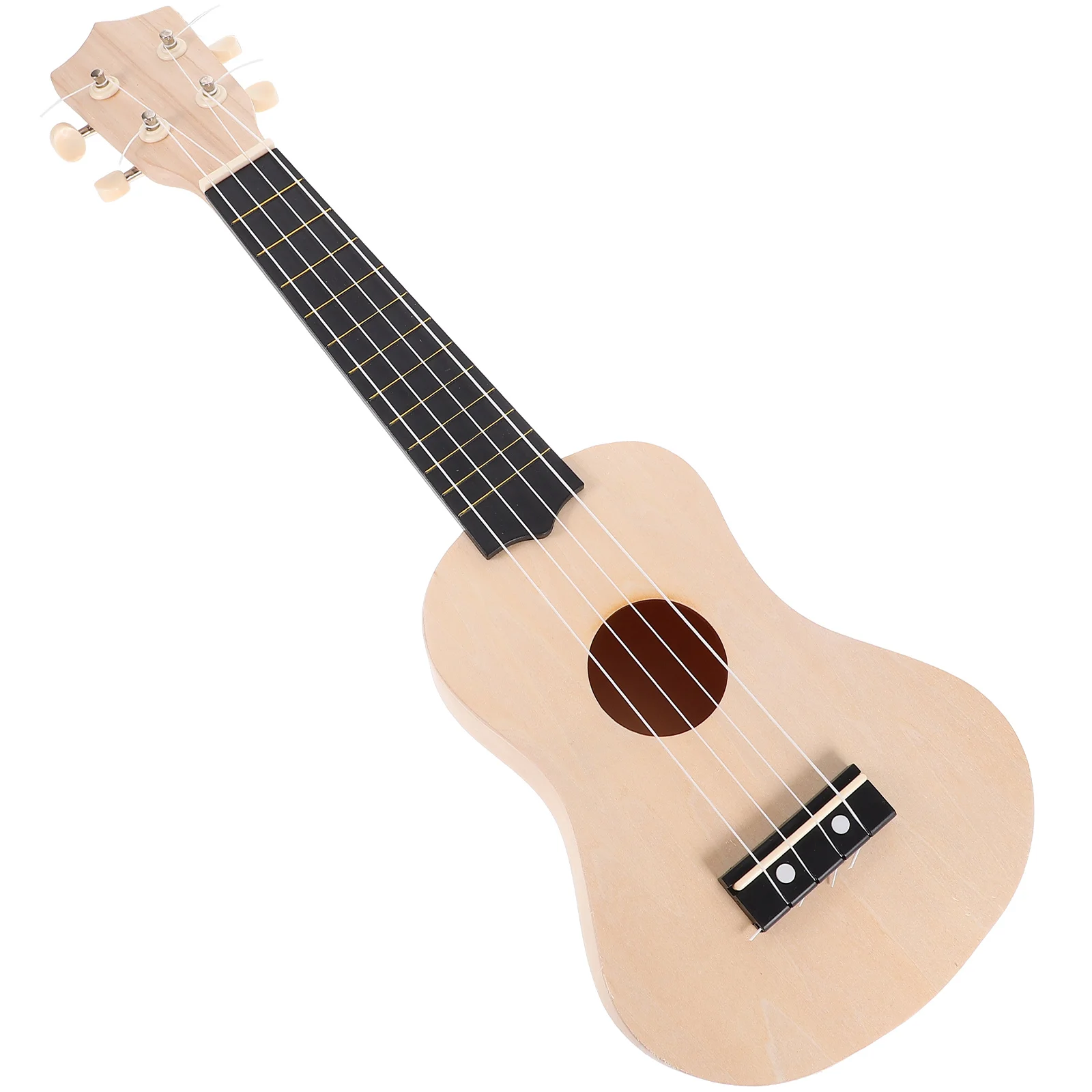 

Ukulele Material Pack High Grade Durable DIY Kit Kids Musical Instruments Hand Painting Puzzle Lightweight Safe Basswood