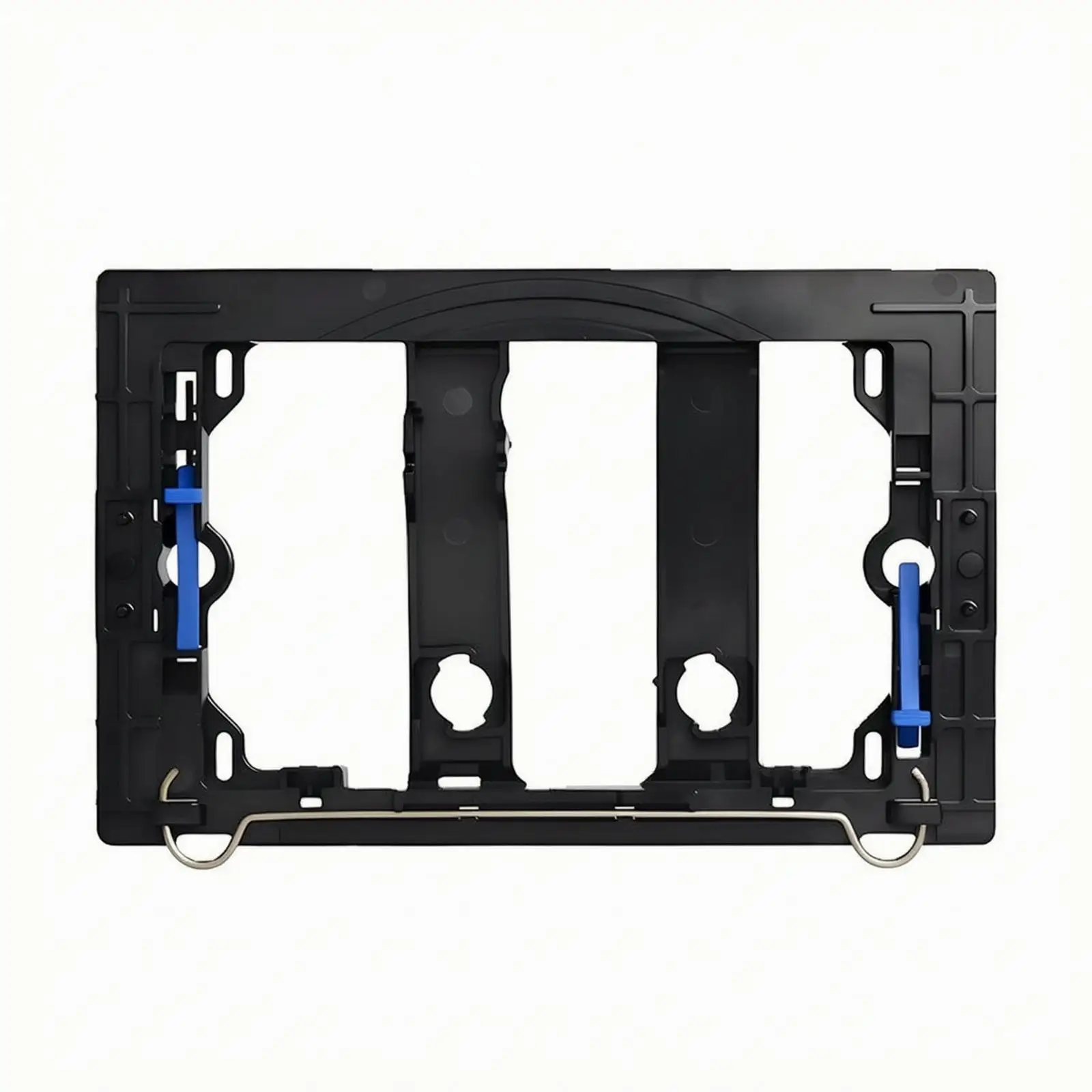 ABS Toilet Tank Button Panel Frame with Spring Clip for Wall Mounted Flush System
