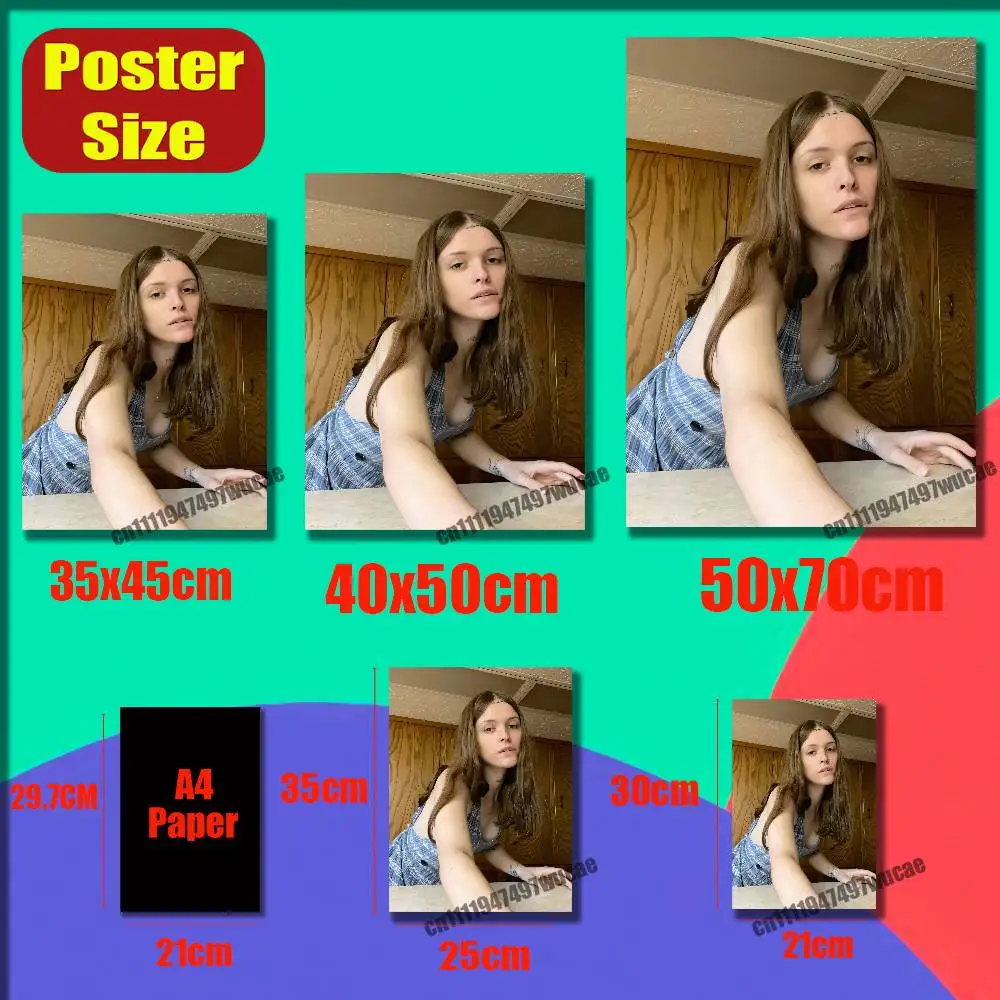 For E-Ethel Cain Perverts Poster Sticker Paper Home Decoration Custom Self-adhesive Souvenirs Playbill Cover