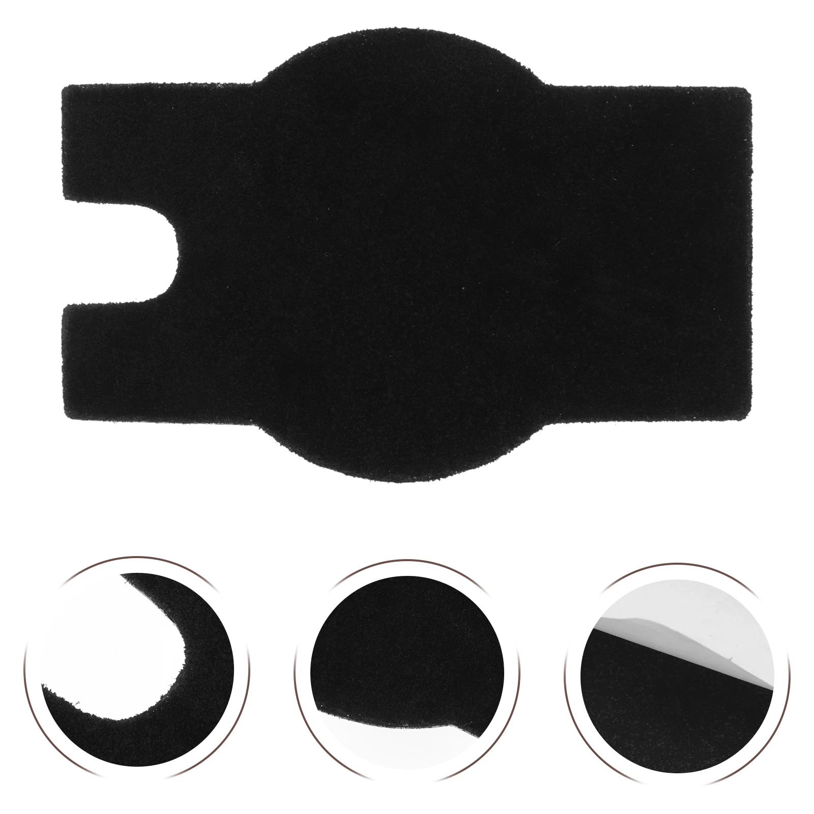 

Anti-slip Mat Erhu Bottom Support Cowhide Pad for Comfortable Nonslip Cushion Pipa Instrument Work