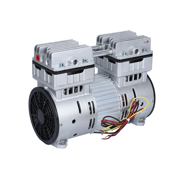 780W 140L /120L/min High Pressure Micro ac silent oil free piston 1hp air compressor pump