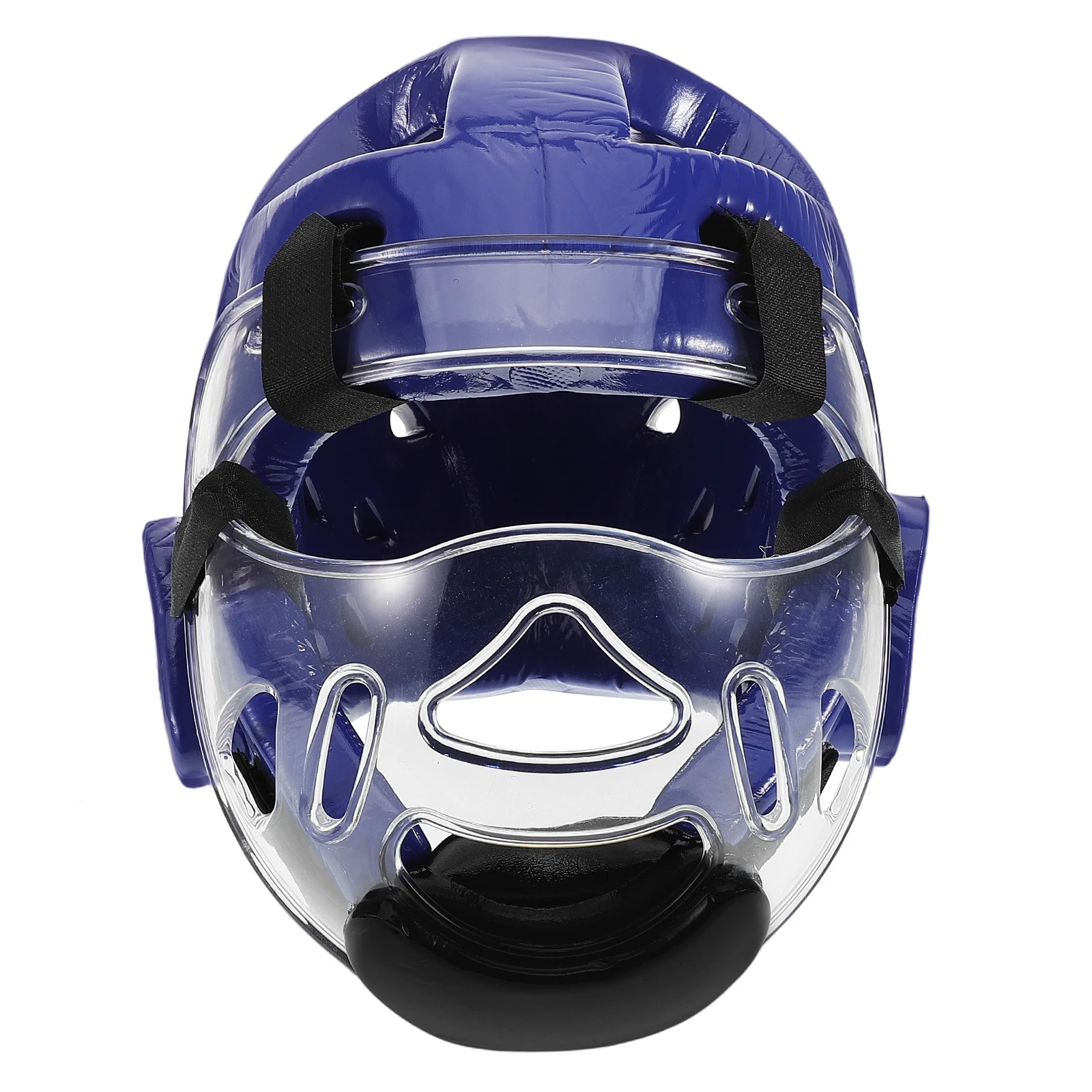 

Adjustable Karate Headgear For Kids Blue Taekwondo Sparring Face Kickboxing Training Protection Gear Boxing Headgear