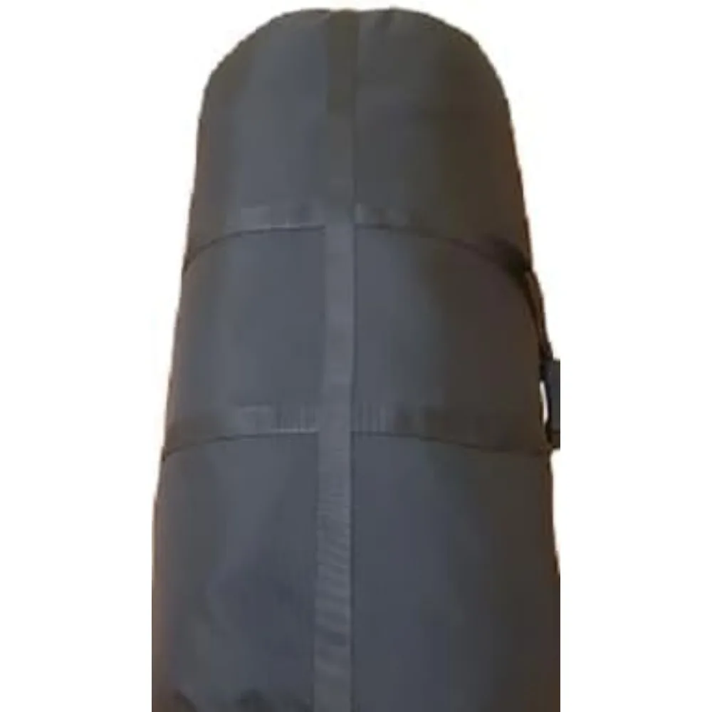 حقيبة من القماش الخشن من النايلون الباليستي سعة 210 لتر شديدة التحمل للسفر بسعة كبيرة، مقابض معززة، مقاومة للماء، تخزين 55 جالونًا