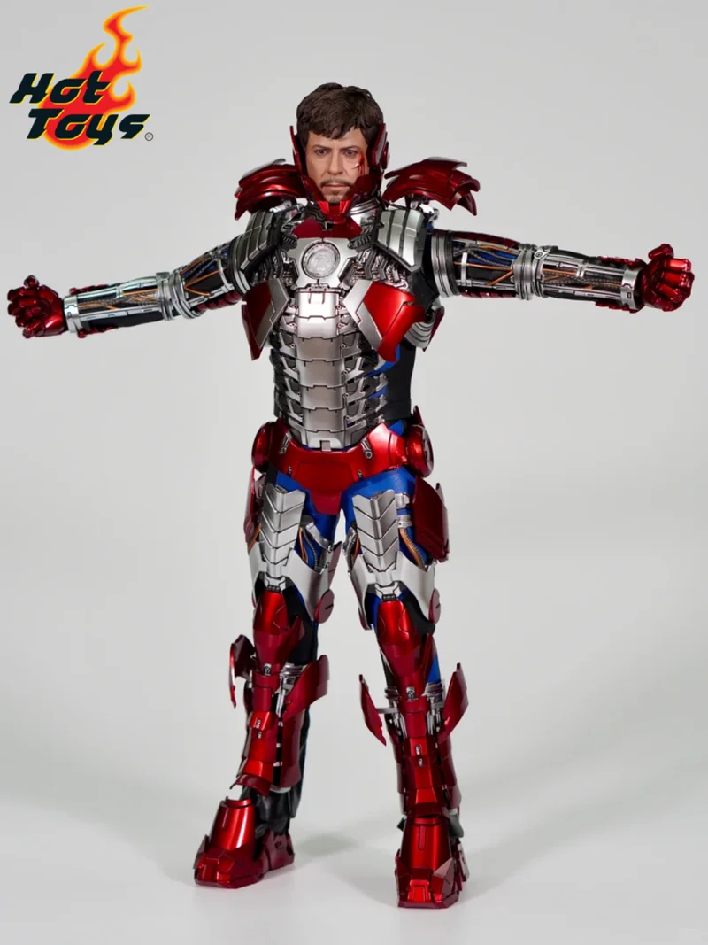 

#New stock # HOTTOYS HT MMS600 Iron Man 2 Tony MK5 Armor Deluxe Edition Action Figure Model Toys