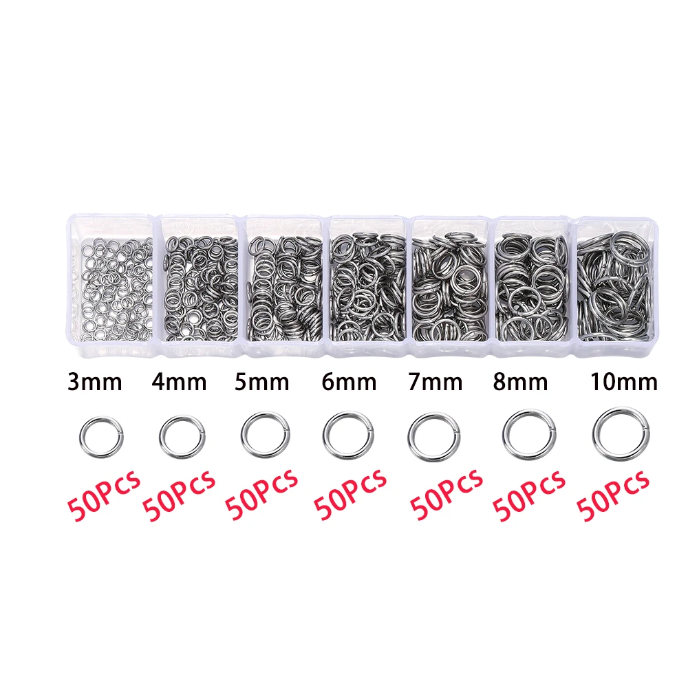 210-400 stks/doos Sieraden Maken Kits Karabijn Open Ringetjes End Crimps Kralen Doos Handgemaakte DIY Armband Ketting Bevindingen