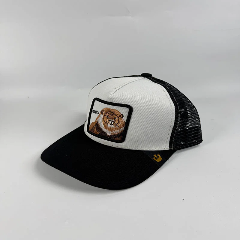 

Goorin Bros The Original Trucker The Old Lion King White Tuna Mens Winter Caps Soft Cap Baseball Cap Animals Black Hat Caps