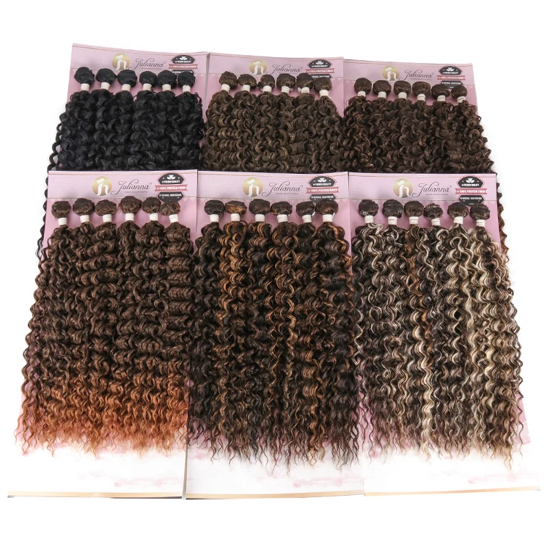 Snowdrop Curly Bundles Synthetic Hair Natural Fiber Organic Curly Hair Weaving Packet Hair Bundles