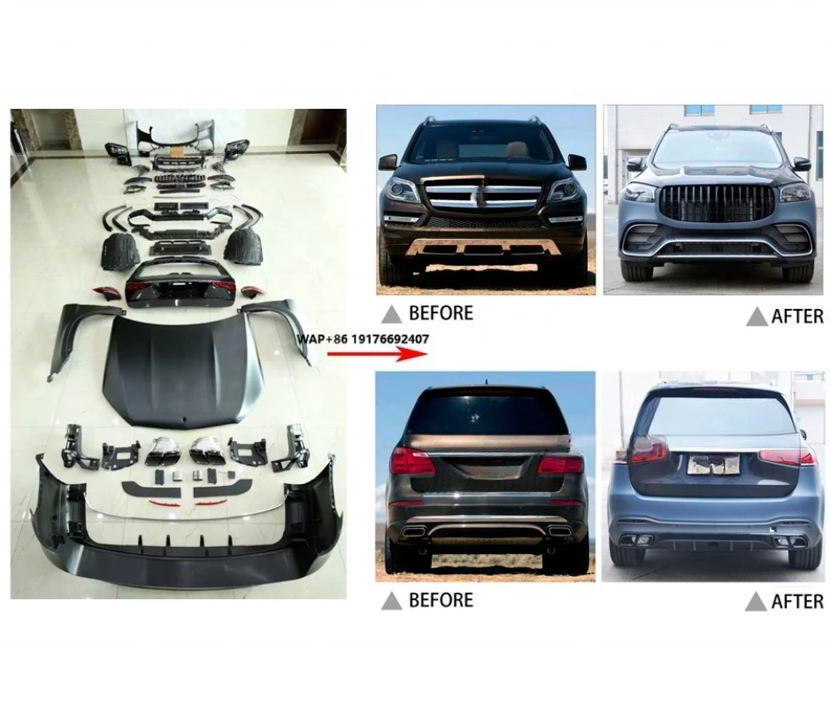 Tuning Body Kit Conversion Kit Black Knight Aero Kit for  for benz GL Upgrade to 2024 GLS 63