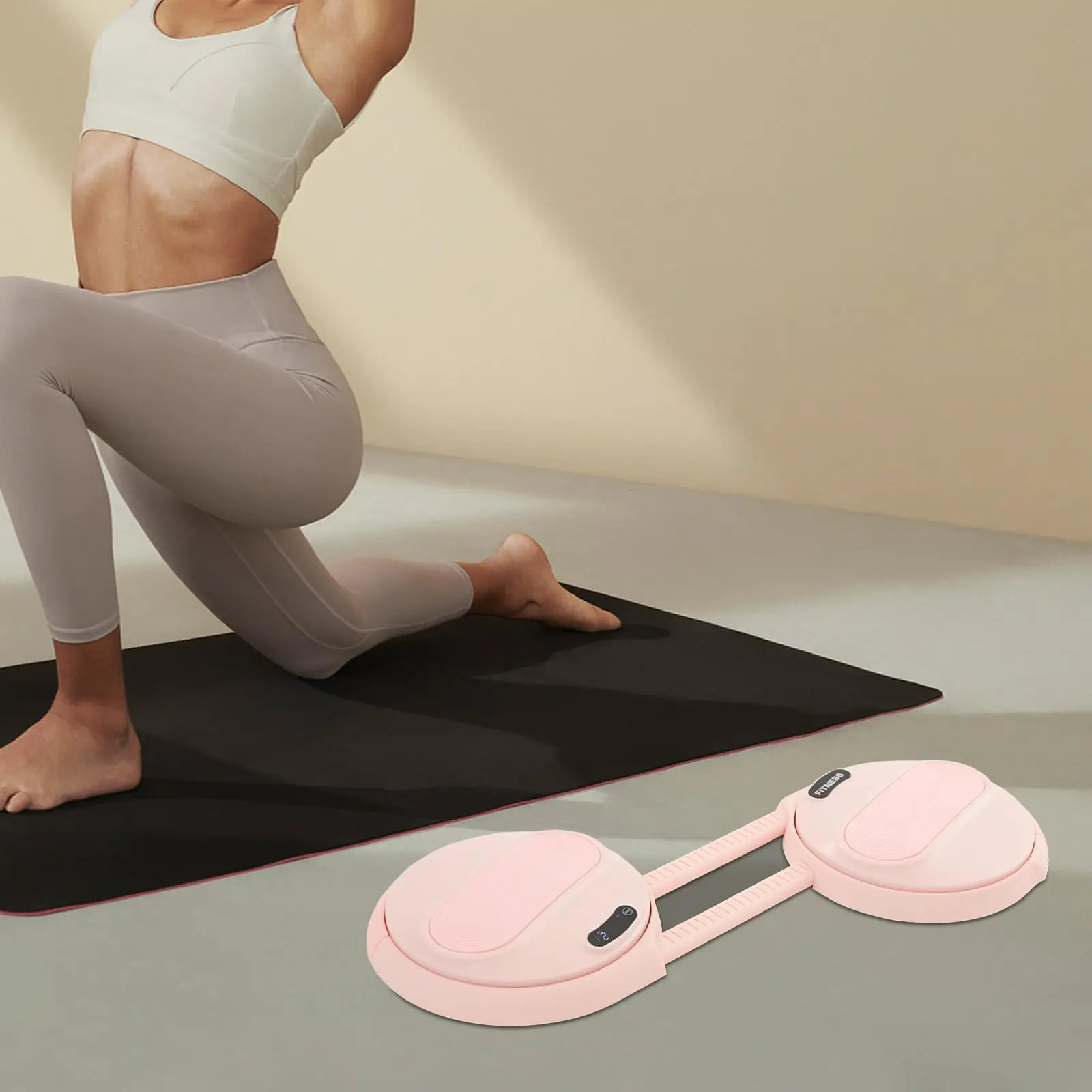 Twister Machine, Exercise Twist Boards met LCD-scherm en elastische spankabels