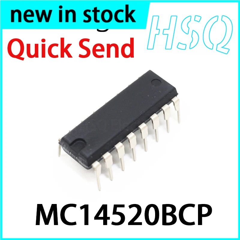 5PCS New MC14520BCP MC14520 Direct DIP16 Double Up Counter Interceptor