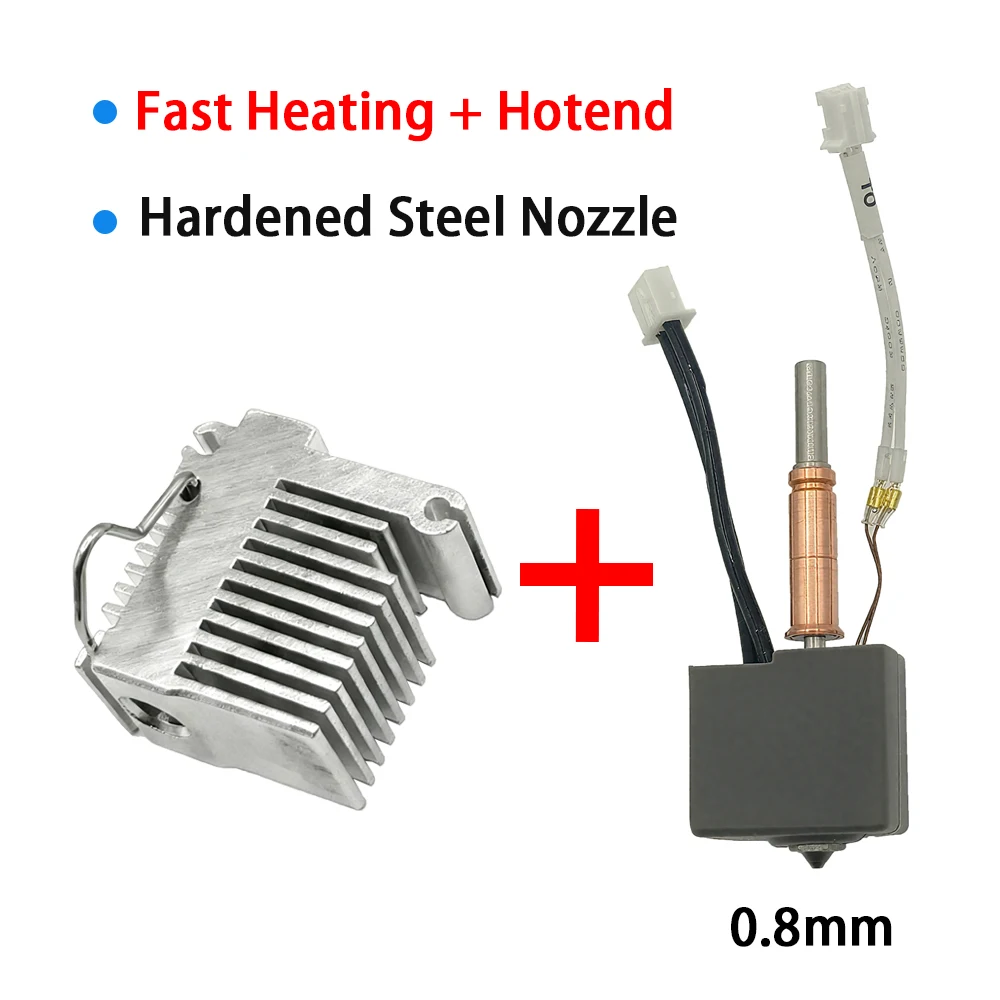 ملحقات الطابعة ثلاثية الأبعاد: مجموعة Hotend لمجموعة Anycubic Kobra 3/3، تتضمن كسر الحرارة/فوهة، تناسب رأس الطباعة Kobra3