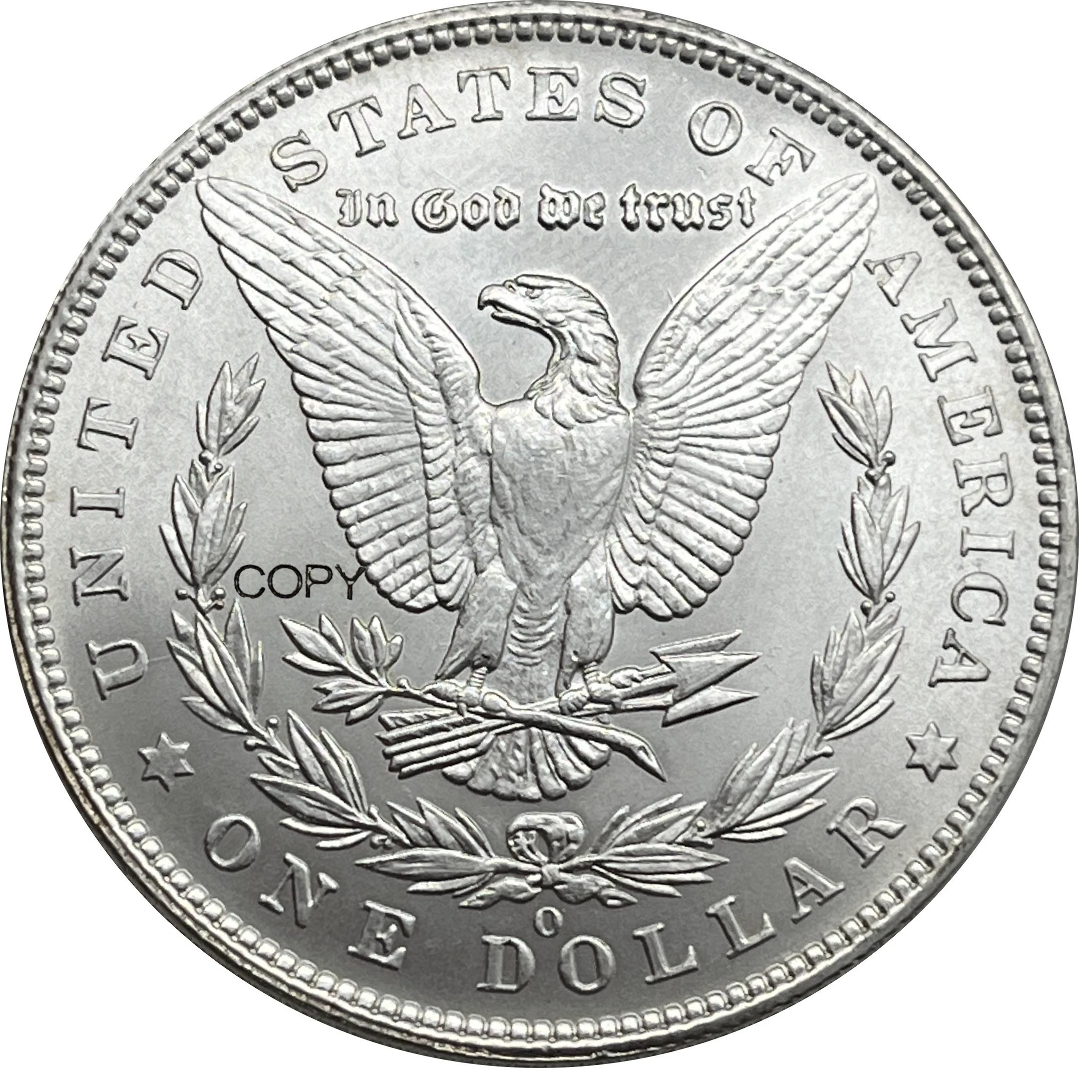 US 1884 O 1 One Dollar Morgan Silver Plated America Copy Commemorative Coin United States Ww2 Liberty Moneda Collectible Coins