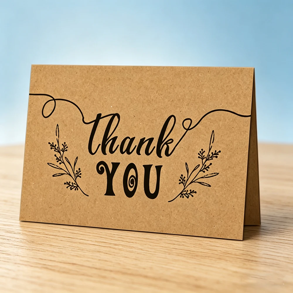 3D Flower Bouquet Thank You Greeting Cards