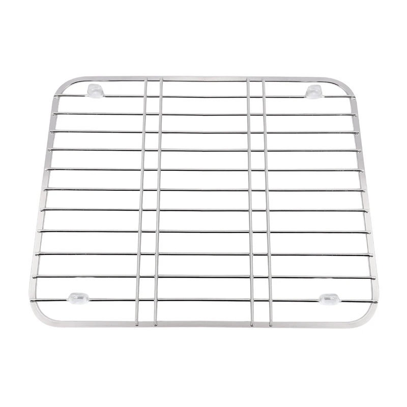 

Stainless Steel Sink Drainer Rack Multifunctional Kitchen Fruit Vegetable Dish Drying Rack Kitchen Sink Protector Grid