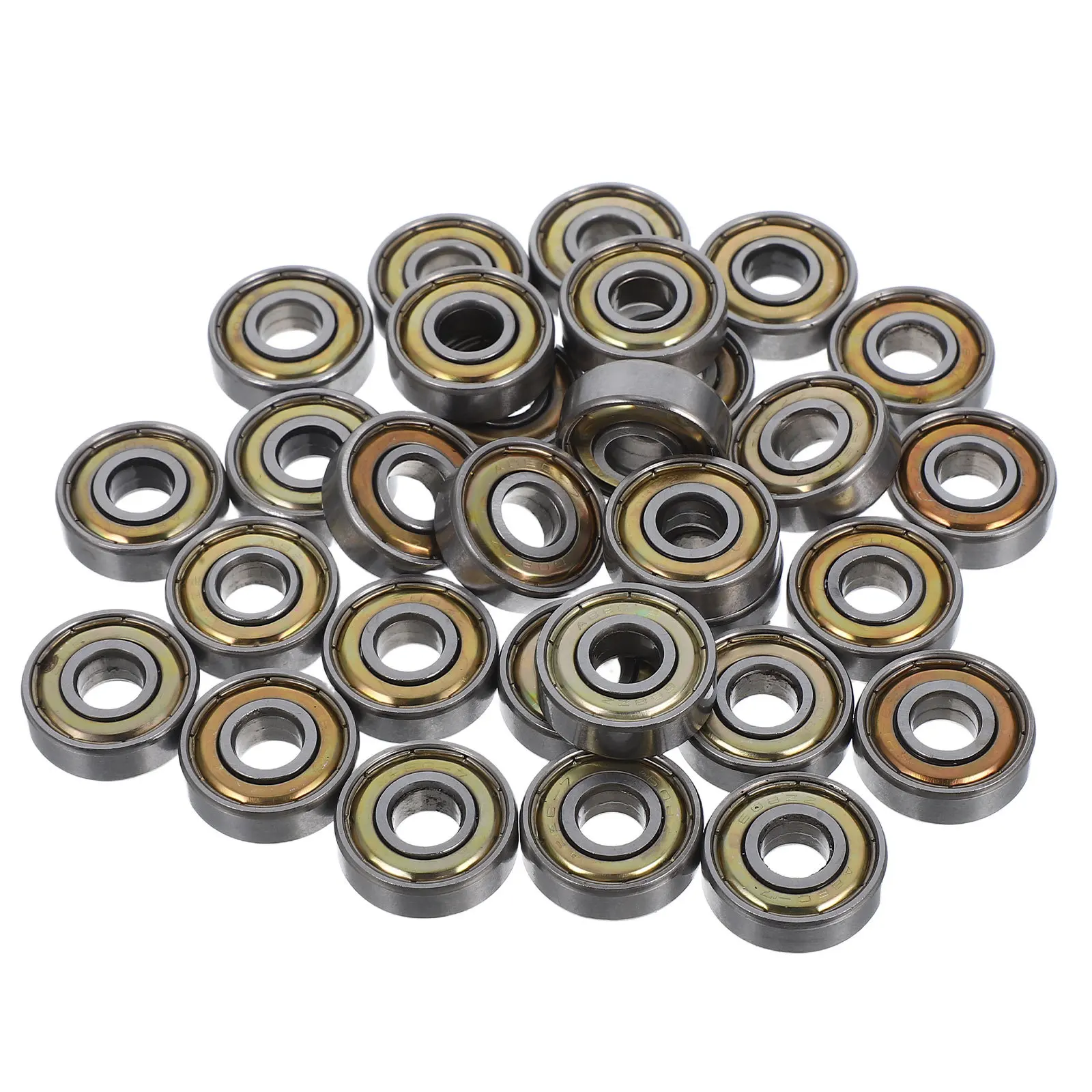 

30Pcs Skateboard Bearings Set Carbon Steel Mini Bearings for Roller Skate Wheels High Speed Anti-Collision Bearing Wheel