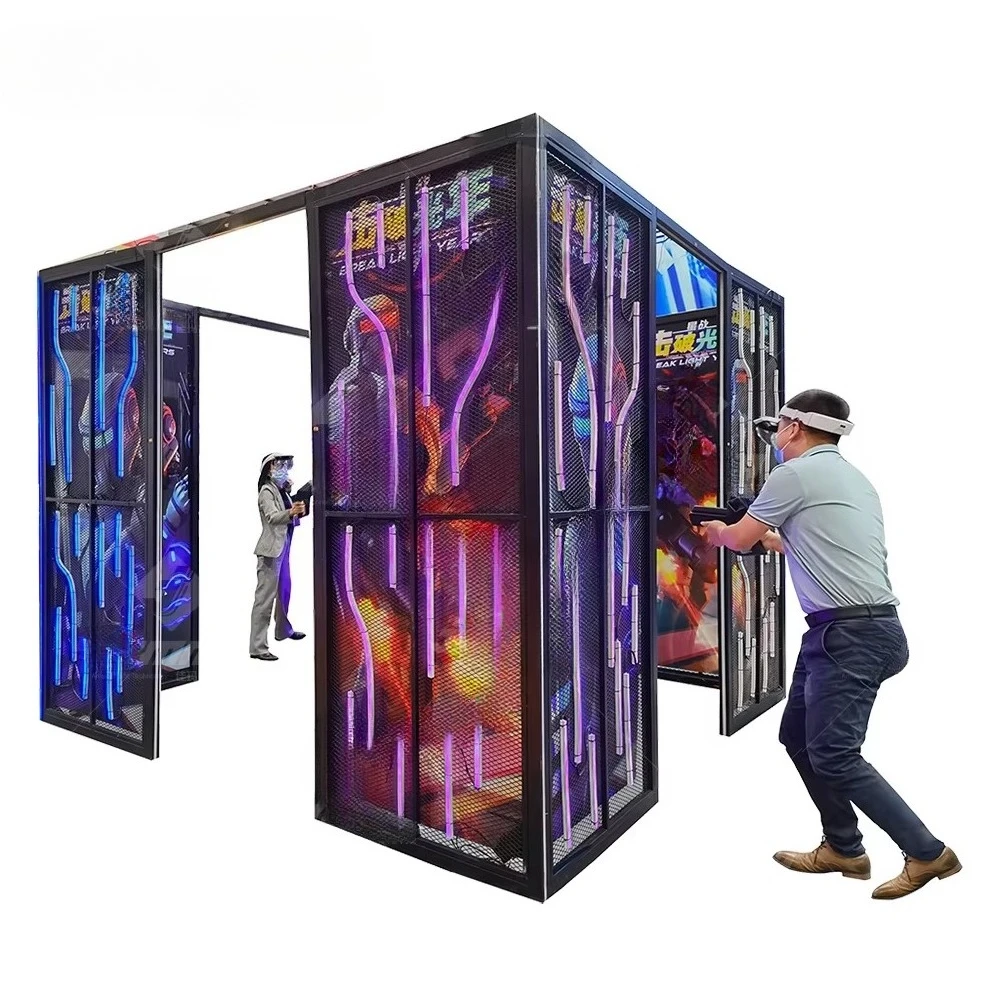Newest Mixed Reality BREAK the LIGHT YEARS Game Amusement Shooting Game Vr Theme Park Double Battle Vr Shooting Equipment