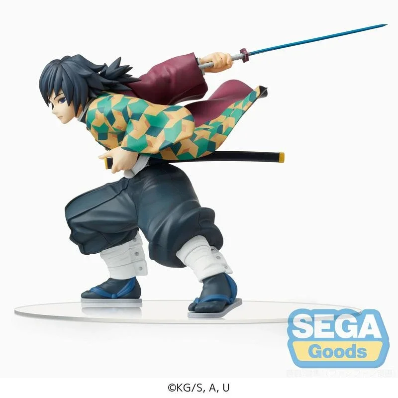 SEGA Original Demon Slayer Anime Figure SPM Tomioka Giyuu Action Figure Toys for Kids Gift Collectible Model Ornaments Dolls