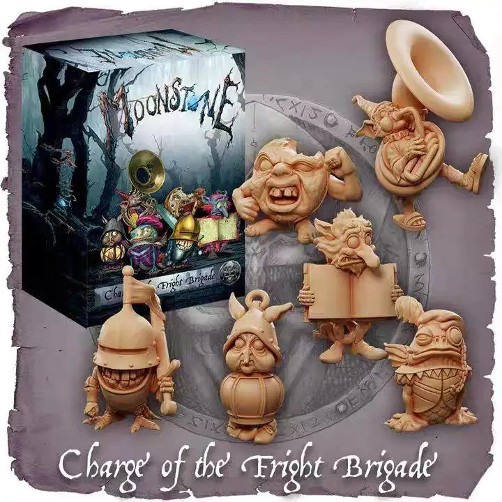 Modellbausatz aus Kunstharz 28547 MoonStone Charge of the Fright Brigade Unmontierte Skulptur für Hobbyisten