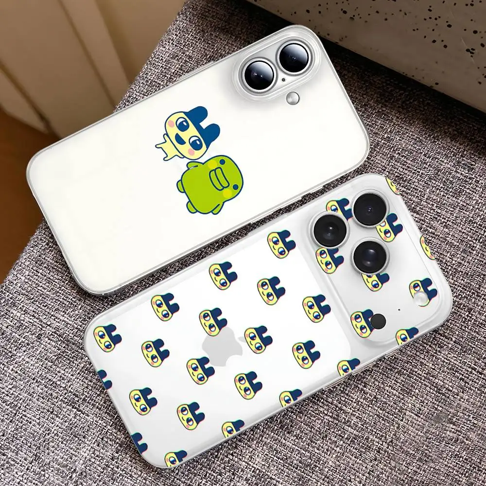 เคสโทรศัพท์ M-Mametchi แบบนิ่มใส สำหรับ iPhone 17 16 15 14 13 12 11 Pro Max Mini Plus เคสกันกระแทก