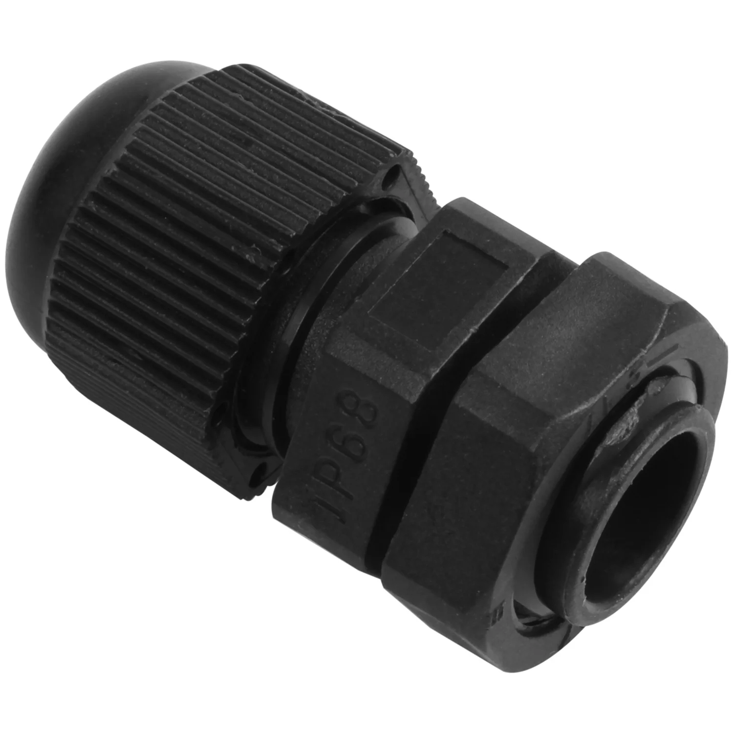 PG7 Black Nylon Waterproof Strain Relief,Cord Grip,Cable Gland 3.5-6 mm 50pcs