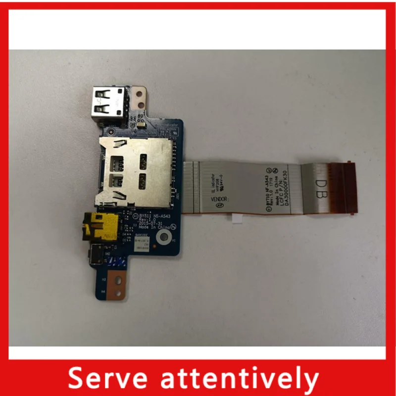 For Lenovo IdeaPad Y700-15ISK laptop USB audio card reader board cable NS-A543