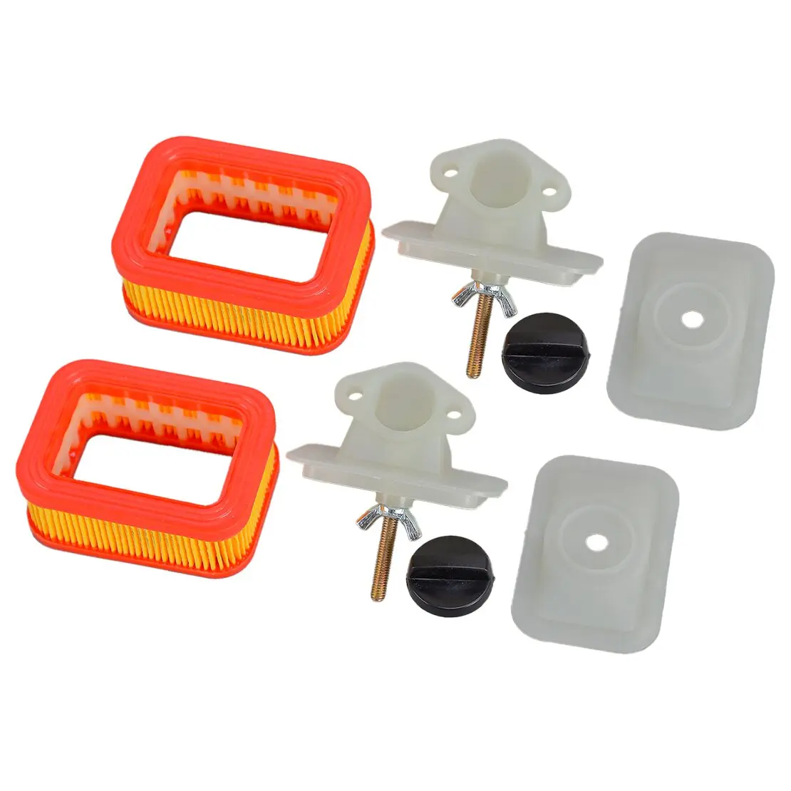 2 Sets Replace Paper Air Filter Fit For 5200 5800 52 58CC Chainsaw Garden Tool Parts