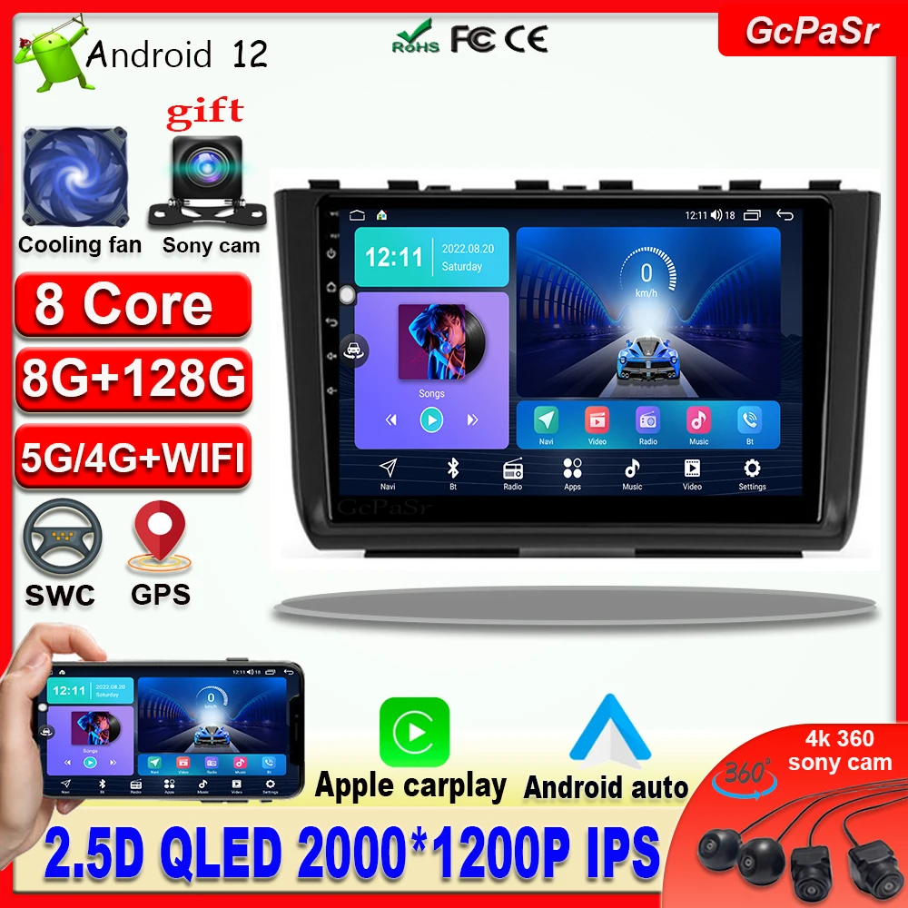 

Android 13 Car Radio For Hyundai Creta 2 IX25 2021 Multimedia Video Player Navigation Stereo Head Unit GPS QLED Screen No 2din