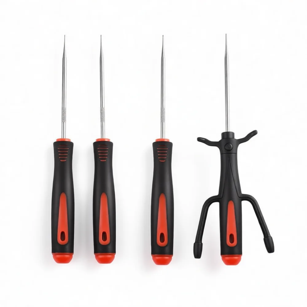 Automotive Oil Seal Puller Hook Removal Tool Kit Precision Gasket Picking Scraper Hand Repair Maintenance Garage Mechanic