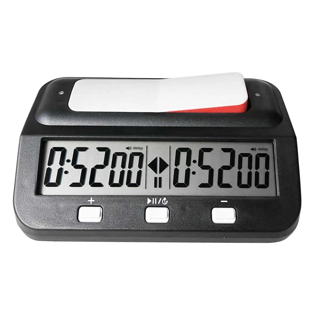 Board Game Clock Professional Stopwatch Board Clock Plastic Battery Powered Multifunctional Lightweight for Family Personal Use