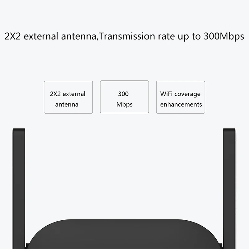 Original Xiaomi Mi Pro 300M WiFi Router Amplifier Repeater Signal Cover Extender Roteador 2 Wireless Router Repetidor