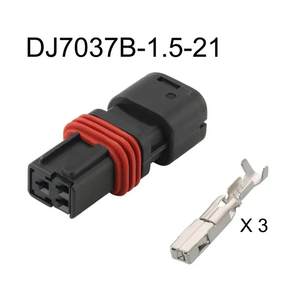 1 Set 3 Pin female Wiring Waterproof Electrical Connector Automobile plug 210 PC03250016 with 15cm 18awg wires
