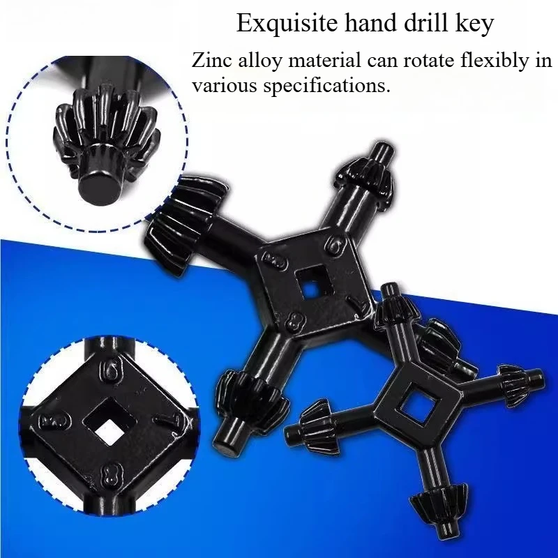 Four-in-one multifunctional bench drill hand electric drill chuck wrench key impact drill accessories